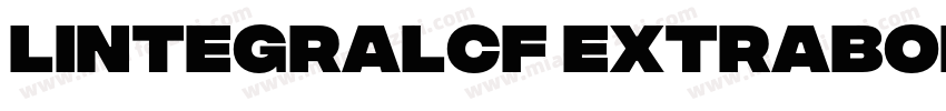 lIntegralCF ExtraBol字体转换